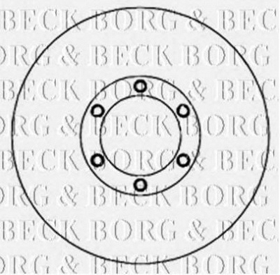 BORG & BECK bbd4750 -  Тормозной диск